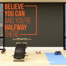 Load image into Gallery viewer, Gym Wall Decals Fitness Wall Art Decor Crossfit Wall Decal Crossfit Gifts Home Gym Wall Sticker Motivational Quote Wall Decal 039LU
