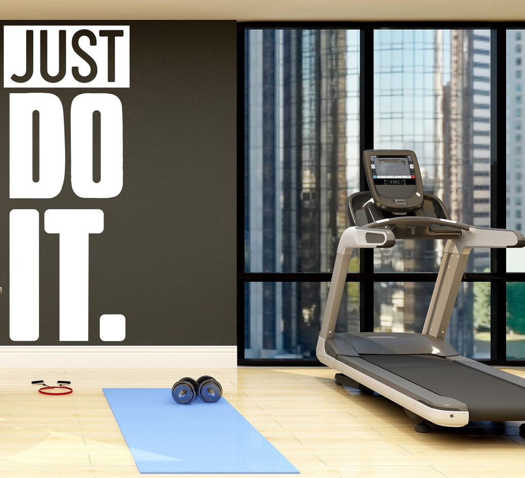 Gym Wall Decals Fitness Wall Art Decor Crossfit Wall Decal Crossfit Gifts Home Gym Wall Sticker Motivational Quote Wall Decal 041LU