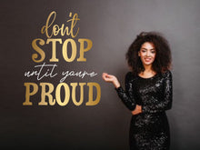Load image into Gallery viewer, Motivational quote, affirmation decor, gift for boss, christmas gift, gold decor, women owned business, office decor, confidence, mirror