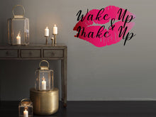 Load image into Gallery viewer, Affirmation quote, motivational quote, lips decor, christmas gift pink, women owned business, office decor, confidence, mirror decal