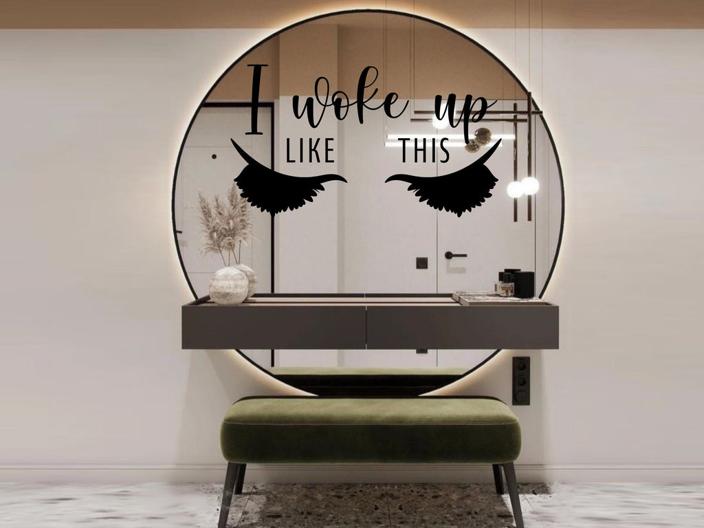Affirmation quote, motivational quote, love decal, christmas gift for girlfriend, women owned business, confidence, mirror decal