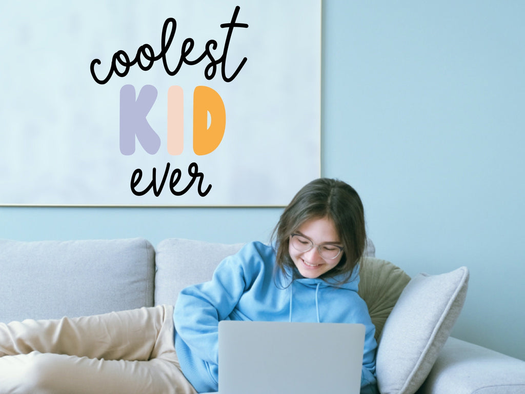Kids wall decor, children wall sticker, cute wall decor, nursery wall decal, nursery wall decor, bright wall decor, colorful room decor