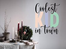 Load image into Gallery viewer, Kids wall decor, children wall sticker, cute wall decor, nursery wall decal, nursery wall decor, bright wall decor, colorful room decor