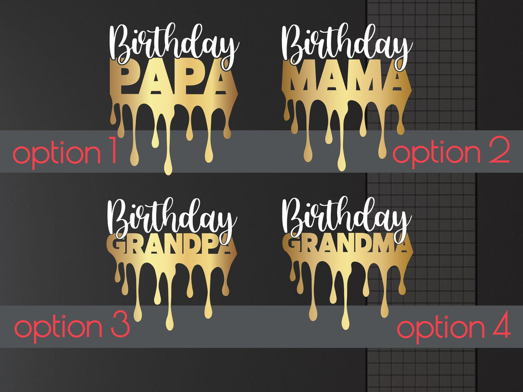 Birthday party sign, happy birthday sign, birthday decor, gift for mom, birthday wall decor, birthday dad, mom, birthday grandma, grandpa