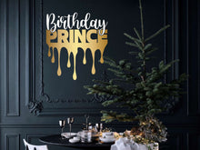 Load image into Gallery viewer, Birthday party sign, queen birthday decor, prince decor, birthday wall decor, birthday princess decor, glam decor, prince birthday decal