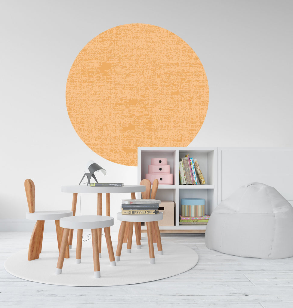 Boho Texture Look Wall Decal, Circle Wall Decal Sticker, Bohemian Mid Century, Bed Arch Sticker, Hedboard Wall Decal, Arch Wall Decal 112LU