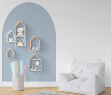 Load image into Gallery viewer, Boho Wall Decal, Nursery Boho Arch Decor, Bed Arch Sticker, Hedboard Wall Decal, Arch Wall Decal, Arch Wall Decal Sticker, Wall Decal 115LU