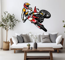 Load image into Gallery viewer, Motocross Wall Decal Dirt Bike Rider Wall Sticker Motorcycle Wall Decor Wall Stickers Nursery Bedroom Decor 037RS