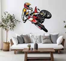 Load image into Gallery viewer, Motocross Wall Decal Dirt Bike Rider Wall Sticker Motorcycle Wall Decor Wall Stickers Nursery Bedroom Decor 037RS