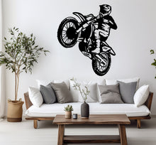 Load image into Gallery viewer, Motocross Wall Decal Dirt Bike Rider Wall Sticker Motorcycle Wall Decor Wall Stickers Nursery Bedroom Decor 038RS