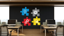 Load image into Gallery viewer, Puzzle Core Value Wall Decal, Business Office Wall Decal, Marketing Office Wall Decor, Office Decals, Office Wall Art, Office Art 053RS