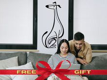 Load image into Gallery viewer, Nursery Wall Decals for Kids Vinyl Wall Decal Dog Stickers Whippet Animal Wall Decal Custom Pet Sticker Gifts for Dog Lovers Wall Decal Boho