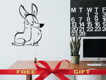 Load image into Gallery viewer, Corgi Dog Stickers Vinyl Decal Wall Decor Pet Stickers Dog Owner Gift Dog Grooming Vet Tech Week Office Wall Decal Kids Wall Decal Mural Art