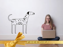 Load image into Gallery viewer, Dalmatian Wall Sticker Vinyl in Grooming Salon Sticker for Dalmatian Moms Sticker for Dog Fans Sticker Cute Wall Sticker for Room Decor