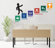Load image into Gallery viewer, Core Value Wall Decal, Business Office Wall Decal, Marketing Office Wall Decor, Success Office Decals, Office Wall Art, Office Art 056RS