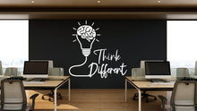 Load image into Gallery viewer, Think Different Office Wall Decor Office Wall Decal Idea Teamwork Business Success Inspire Office Decoration Motivation Stickers Mural 058RS