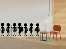 Load image into Gallery viewer, African Tribe Wall Art Vinyl Sticker, African Style Wall Mural Decor, African People Wall Decal-Traditional Afro Vinyl Wall Decal Gift 091LU