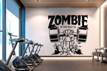 Load image into Gallery viewer, Zombie Gym Wall Decor Fitness Wall Art Zombie Gym Wall Decals Crossfit Wall Decal Crossfit Gifts Home Gym Wall Sticker Gym 045RS
