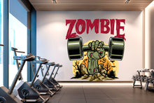 Load image into Gallery viewer, Zombie Gym Wall Decor Fitness Wall Art Zombie Gym Wall Decals Crossfit Wall Decal Crossfit Gifts Home Gym Wall Sticker Gym 046RS