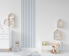 Load image into Gallery viewer, Lines Wall Decal, Thin Stripes Sticker, Boho Stripes Straight Stripes Sticker, Modern Wall Decal, Nursery Kids Room Decal, Home Decor 125LU