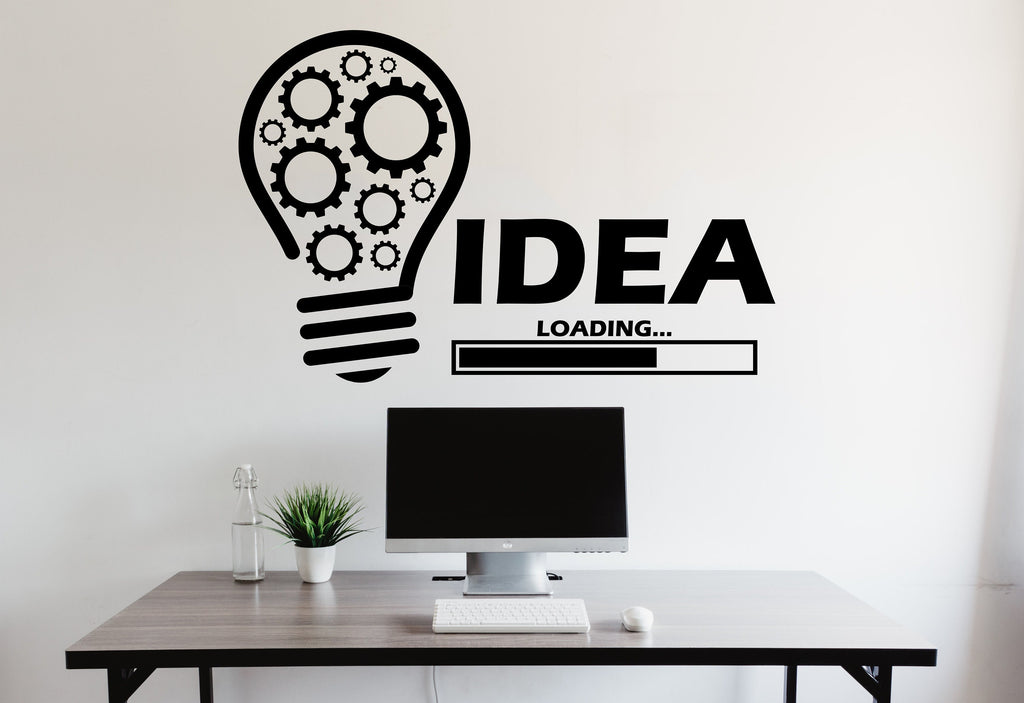 Idea Office Wall Decor Office Wall Decal Teamwork Business Success Inspire Office Decoration Motivation Stickers Mural Unique Gift 069RS