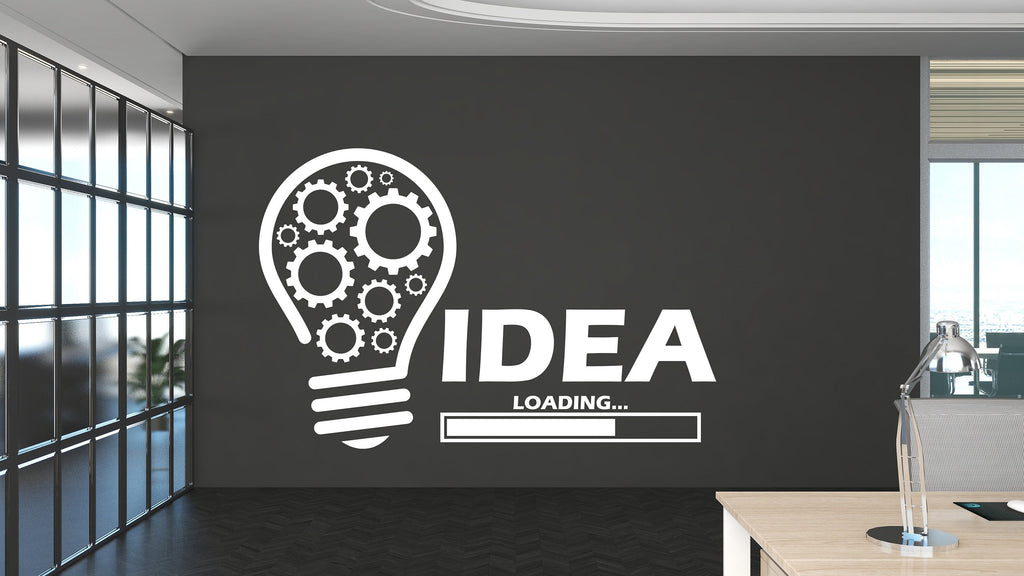 Idea Office Wall Decor Office Wall Decal Teamwork Business Success Inspire Office Decoration Motivation Stickers Mural Unique Gift 069RS