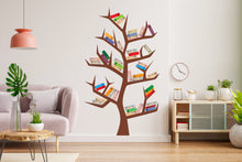 Load image into Gallery viewer, Library Tree Wall Art Decals, Library Wall Decal, Education Decals, Kids Room, Reading room, Nurseries, School, Kids Gifts, Dorm Room 107LU