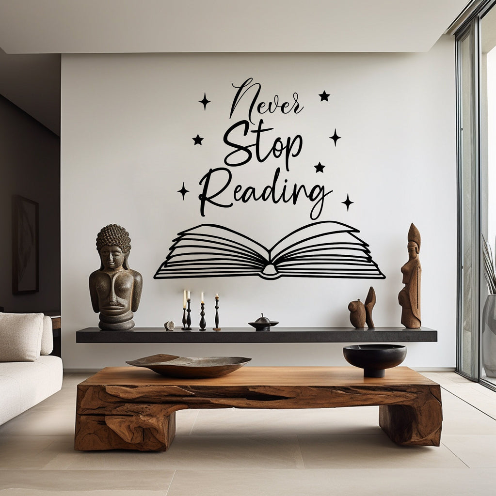 Library vinyl wall art decals, book shelves decor, library wall decal, education decals, reading room, nurseries, school, kids gifts 051RS