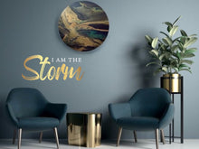 Load image into Gallery viewer, Motivational quote, affirmation decor, gift for boss, christmas gift, gold decor, women owned business, office decor, confidence, mirror
