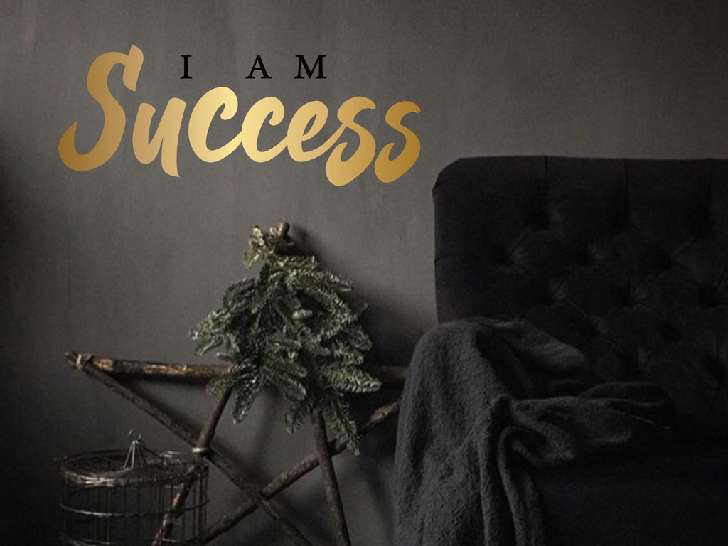 Motivational quote, affirmation decor, gift for boss, christmas gift, gold decor, women owned business, office decor, confidence, mirror