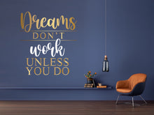 Load image into Gallery viewer, Motivational quote, affirmation decor, gift for boss, christmas gift, gold decor, women owned business, office decor, confidence, mirror