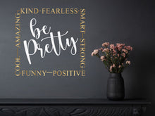 Load image into Gallery viewer, Affirmation quote, motivational quote, gift for boss, christmas gift, gold decor, women owned business, office decor, confidence, mirror