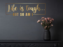 Load image into Gallery viewer, Affirmation quote, motivational quote, gift for boss, christmas gift, gold decor, women owned business, office decor, confidence, mirror