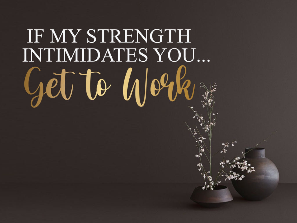 Affirmation quote, motivational quote, gift for boss, christmas gift, gold decor, women owned business, office decor, confidence, mirror