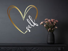 Load image into Gallery viewer, Affirmation quote, motivational quote, love decal, christmas gift for girlfriend, women owned business, confidence, mirror decal