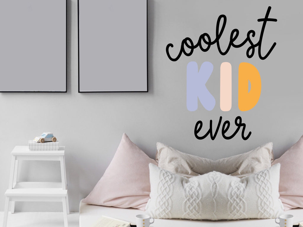 Kids wall decor, children wall sticker, cute wall decor, nursery wall decal, nursery wall decor, bright wall decor, colorful room decor