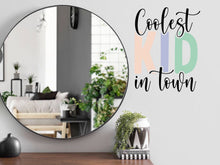 Load image into Gallery viewer, Kids wall decor, children wall sticker, cute wall decor, nursery wall decal, nursery wall decor, bright wall decor, colorful room decor