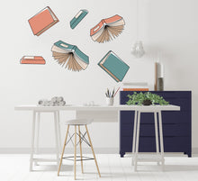 Load image into Gallery viewer, Library vinyl wall art decals, Books wall decor, library wall decal, education decals, reading room, nurseries, school, kids gifts 137LU