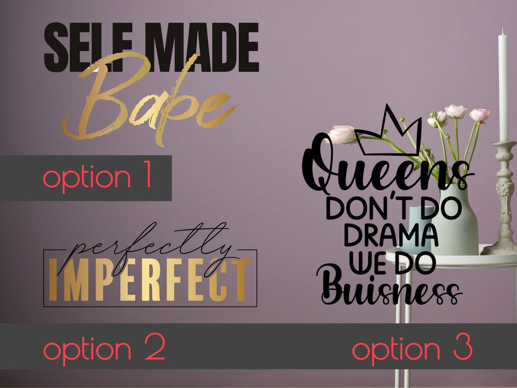 Motivational quote, affirmation decor, gift for boss, christmas gift, gold decor, women owned business, office decor, confidence, mirror