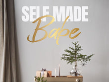 Load image into Gallery viewer, Motivational quote, affirmation decor, gift for boss, christmas gift, gold decor, women owned business, office decor, confidence, mirror