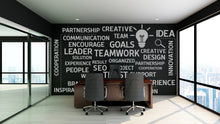 Load image into Gallery viewer, Teamwork Wall Decor Office Wall Decal Creative Team Idea Teamwork Business Worker Inspire Office Decoration Motivation Stickers Mural 140LU