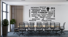 Load image into Gallery viewer, Teamwork Wall Decor Office Wall Decal Creative Team Idea Teamwork Business Worker Inspire Office Decoration Motivation Stickers Mural 140LU