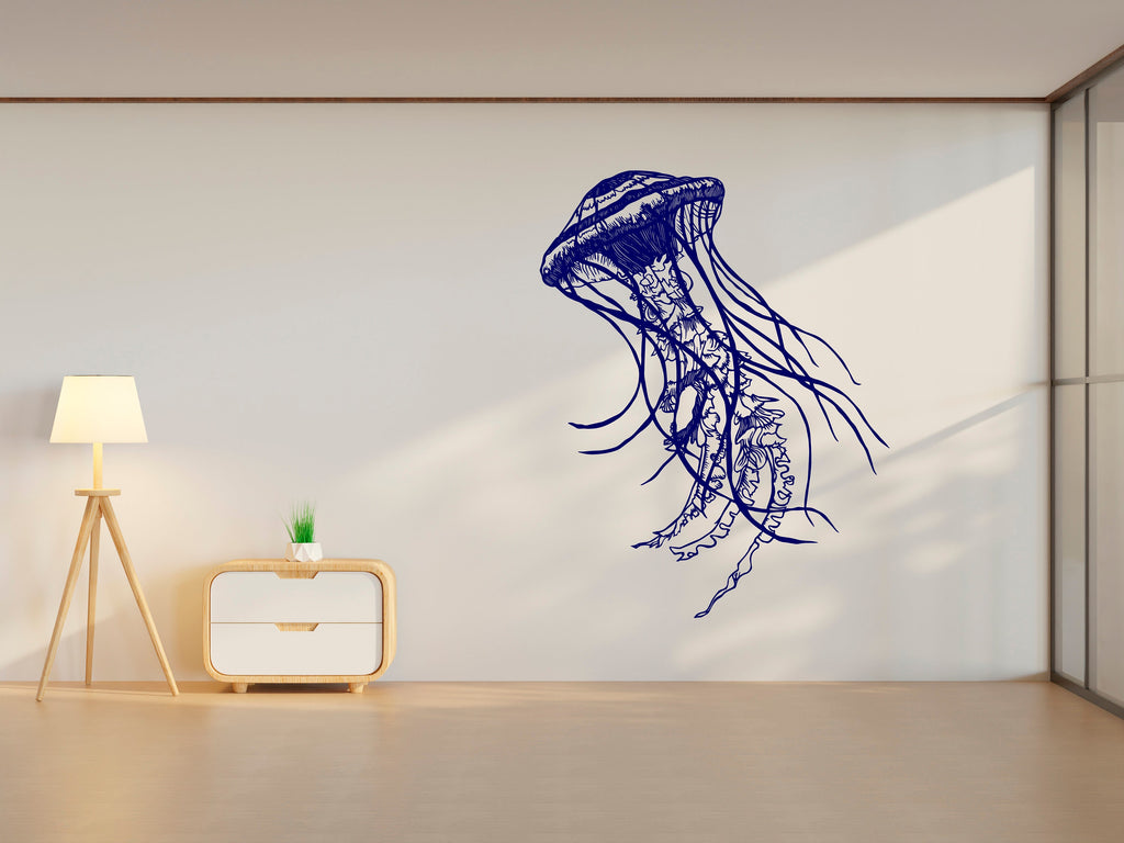 Jellyfish wall decal, Jellyfish wall art Modern wall stickers, Jellyfish bathroom decor, Jellyfish Room wall art Jellyfish Home Decor 077RS