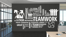 Load image into Gallery viewer, Teamwork Office Wall Decal, Office Wall Decor Idea Business Worker Inspire Office Decoration Motivation Stickers Gift 079RS