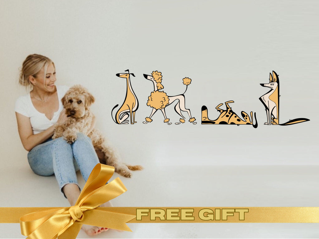 Nursery Wall Decals Kids Wall Decal for Kids for Kids Dog Stickers Pet Stickers Funny Stickers Personalized Dog Wall Decor Sticker Playroom
