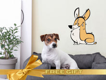Load image into Gallery viewer, Puppy Sticker Wall Decal Dog Sticker Corgi Wall Decal Minimalist Wall Art Animal Dog Mom Wall Decor Sticker Vet Office Decor Vet Tech Gift
