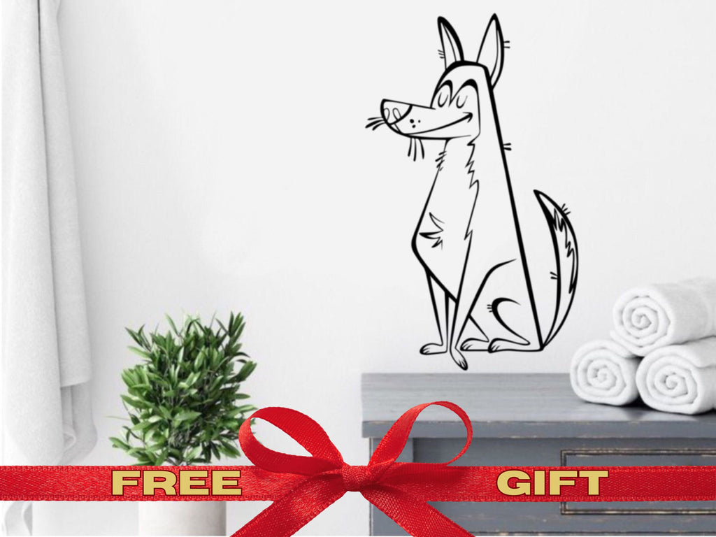 Dog Stickers Vinyl Decal Wall Decor Pet Stickers Dog Owner Gift Dog Grooming Vet Tech Week Office Wall Decal Kids Wall Decal Wall Mural Art