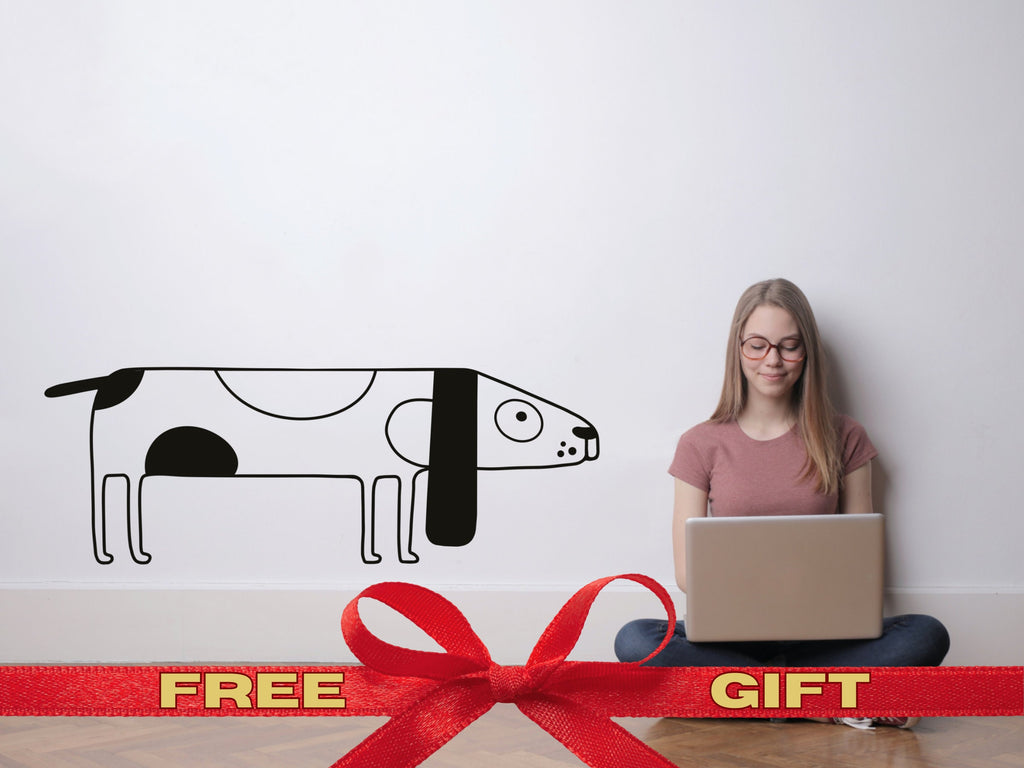 Gift Beagle Mom Wall Decal Wall Decor in Grooming Salon Decal Vinyl Wall Dog Decal Pet Decal Cute Beagle Sticker Office Room Art Decor Gift