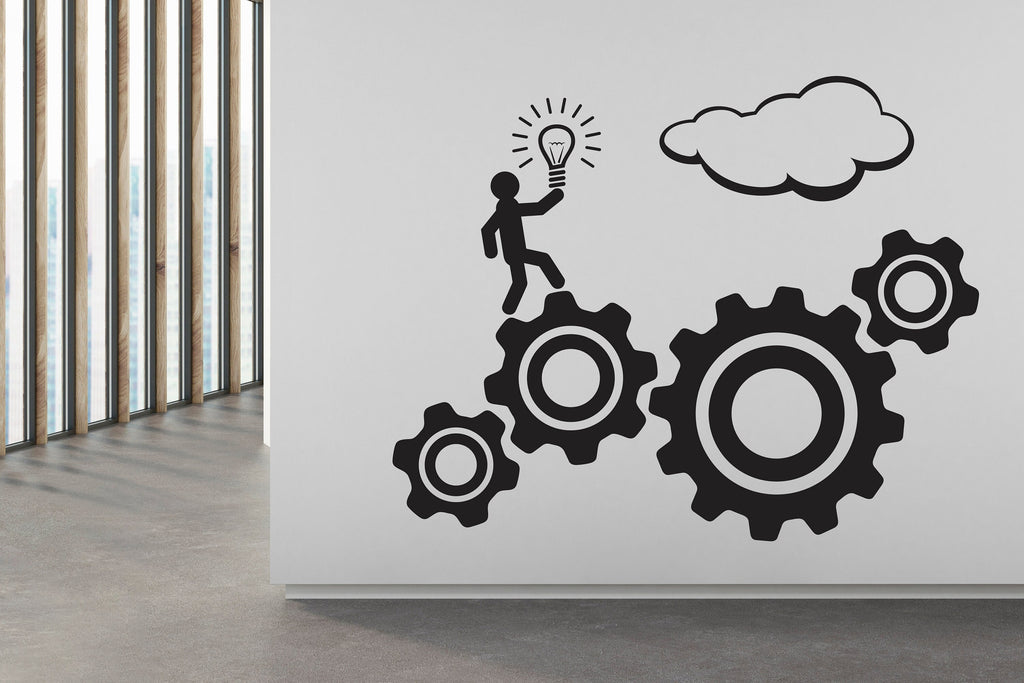 Office Wall Decor Office Wall Decal Idea Teamwork Business Success Inspire Office Decoration Motivation Stickers Mural Unique Gift 055RS