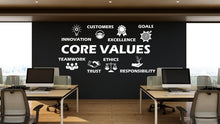 Load image into Gallery viewer, Core Value Wall Decor Customers Wall Decal Trust Teamwork Innovation Office Exellence Teamwork Stickers Custom office Gift 057RS